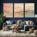 Abstract Pastel Landscape Wall Art Canvas Print – Soft Pink by MyGreatCanvas | Canvas Wall Art Prints | Photo Prints & Wall Decor