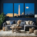 Washington DC Skyline Wall Art Canvas Print – Lincoln by MyGreatCanvas | Canvas Wall Art Prints | Photo Prints & Wall Decor