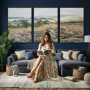 Katie Staples Hillside Canvas Wall Art — Coastal Wildflower by MyGreatCanvas | Canvas Wall Art Prints | Photo Prints & Wall Decor