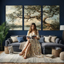 Old Oak Tree Canvas Wall Art, Turner Inspired Romantic by MyGreatCanvas | Canvas Wall Art Prints | Photo Prints & Wall Decor