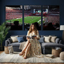 State Farm Stadium Canvas Wall Art, Arizona Cardinals Football Stadium Print, Glendale NFL Arena Photography Artwork by MyGreatCanvas | Canvas Wall Art Prints | Photo Prints & Wall Decor