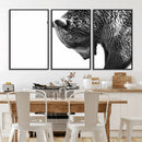 Black and White Grizzly 399 Bear Canvas Print Wall Art | by MyGreatCanvas | Canvas Wall Art Prints | Photo Prints & Wall Decor