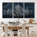 Dark Chandelier Wall Art Canvas Print by MyGreatCanvas | Canvas Wall Art Prints | Photo Prints & Wall Decor