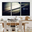 Framed Saturn Wall Art Canvas Print