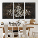 Rustic Chandelier Canvas Print by MyGreatCanvas | Canvas Wall Art Prints | Photo Prints & Wall Decor