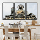 Buddha Statue Wall Art Canvas Print
