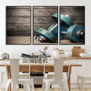 Dambell and Sport Wall Art Canvas Print by MyGreatCanvas | Canvas Wall Art Prints | Photo Prints & Wall Decor