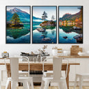 Crystal Clear Lake Wall Art | Mountains Wall Art Canvas | 3 by MyGreatCanvas | Canvas Wall Art Prints | Photo Prints & Wall Decor