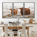 Longhorn Cattle Wall Art Canvas Print, Framed Farmhouse by MyGreatCanvas | Canvas Wall Art Prints | Photo Prints & Wall Decor