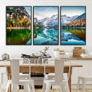 Spectacular autumn view of Braies Lake Wall Art Canvas Print by MyGreatCanvas | Canvas Wall Art Prints | Photo Prints & Wall Decor