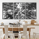 Trees Contemporary Art Canvas Print by MyGreatCanvas | Canvas Wall Art Prints | Photo Prints & Wall Decor