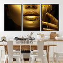 Gold and Women Wall Art Canvas Print by MyGreatCanvas | Canvas Wall Art Prints | Photo Prints & Wall Decor