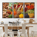 Herbs and Spices Art Canvas Print for Kitchen Kitchen,