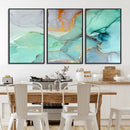 Colorful Marble Fluid Effect Canvas Wall Art Print by MyGreatCanvas | Canvas Wall Art Prints | Photo Prints & Wall Decor