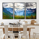 Yosemite Park Half Dome 3 Panel Canvas Print | Large Giclée by MyGreatCanvas | Canvas Wall Art Prints | Photo Prints & Wall Decor