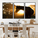 Horse at Sunset Wall Art Animal Canvas Print by MyGreatCanvas | Canvas Wall Art Prints | Photo Prints & Wall Decor