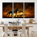 Horse Wall Art Canvas Print, Multi Panel Animal Canvas Print