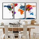 World Map Canvas Print – Detailed Map of the World Wall Art by MyGreatCanvas | Canvas Wall Art Prints | Photo Prints & Wall Decor