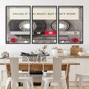 Music Cassette Iconic Wall Art Canvas Print by MyGreatCanvas | Canvas Wall Art Prints | Photo Prints & Wall Decor