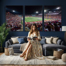 Washington-Grizzly Stadium Canvas Print, American Football