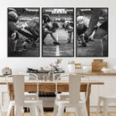 American Football Wall Art Canvas Print Framed Stadium Sport