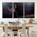 American Football Wall Art Canvas Print, Stadium Sport Wall
