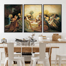 Last Supper Wall Art Canvas Print, Framed Jesus Painting Art