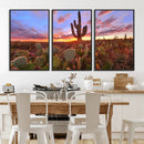 Arizona Desert Sunset Wall Art Canvas Print by MyGreatCanvas | Canvas Wall Art Prints | Photo Prints & Wall Decor