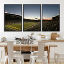 Oregon Ducks Football Team Print - Eugene Autzen Stadium