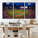 St. Louis Cardinals Baseball Team Print - Busch Stadium Wall by MyGreatCanvas | Canvas Wall Art Prints | Photo Prints & Wall Decor