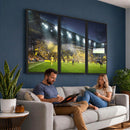 Columbus Crew Stadium Match Triple Canvas Wall Art - Dynamic