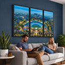 Los Angeles Dodgers Wall Art Canvas, Dodger Stadium Wall Art