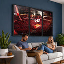Houston Rockets Basketball Team Print Canvas- Houston Toyota
