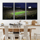 Michigan Wolverines Football Canvas Wall Decor, Football
