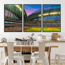 Milwaukee Brewers Baseball Team Print Canvas- American