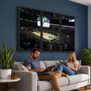 Milwaukee Bucks Basketball Print - Fiserv Forum Stadium Wall