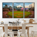 St. Louis Cardinals Baseball Team Print - Busch Stadium Wall