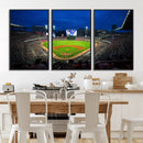 Truist Park Night Game Canvas Art - Atlanta Braves Stadium