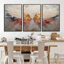 Golden Angel Wings Wall Art Canvas Print – Stunning Abstract by MyGreatCanvas | Canvas Wall Art Prints | Photo Prints & Wall Decor