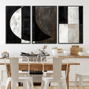 Abstract Modern Wabi Sabi Wall Art Canvas Print Set –