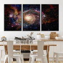 Nebula and Galaxies in Space Wall Art Canvas Print, Spiral