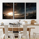 Avengers Planet Wall Art Canvas Print