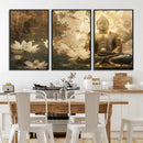 Zen Buddha Wall Art Canvas Print | Peaceful Meditation Decor
