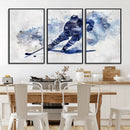 Hockey Player Wall Art Canvas Print - Sports-Inspired