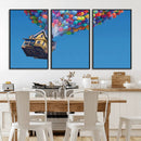 Carl Fredricksen, Up Movie Wall Art, Balloons Wall Art, Air