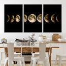 Phases of the Moon Wall Art | Canvas Print for Modern Wall by MyGreatCanvas | Canvas Wall Art Prints | Photo Prints & Wall Decor