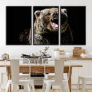 Grizzly Bear Canvas Print | Wildlife Wall Art for Cabin by MyGreatCanvas | Canvas Wall Art Prints | Photo Prints & Wall Decor