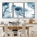 Abstract Jellyfish Canvas Print Wall Art