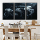 Jellyfish Wall Art Canvas Print, Elegant Wall Decor by MyGreatCanvas | Canvas Wall Art Prints | Photo Prints & Wall Decor
