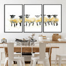 Farmhouse Wall Art Sheep Print | Ready to Hang Framed Canvas by MyGreatCanvas | Canvas Wall Art Prints | Photo Prints & Wall Decor